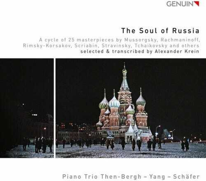 Piano Trio ThenBerg The Soul Of Russia A Cycle Of 25 Masterpieces CD