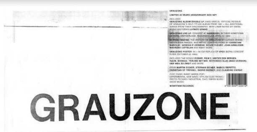 Grauzone Limited 40 Years Anniversary Boxset LP/Vinyl