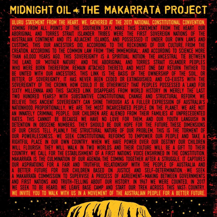Midnight Oil Makarrata Project LP/Vinyl