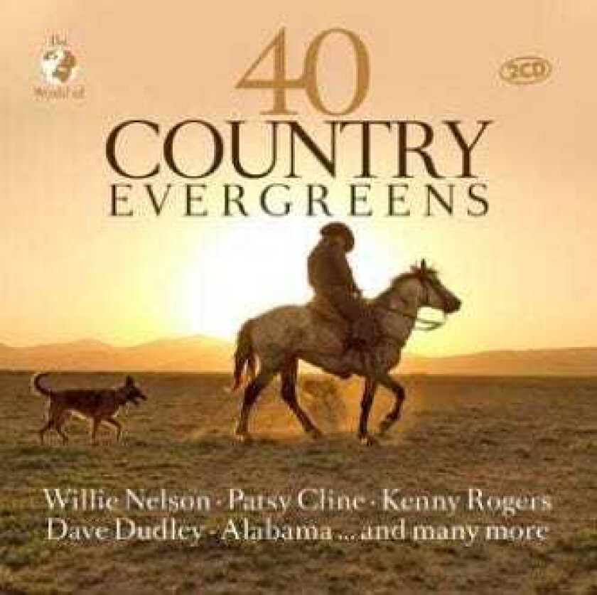 Diverse Artister, Diverse Country  40 Country Evergreens  CD