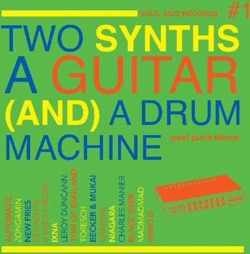 Diverse Artister, Diverse Punk  Two Synths A Guitar (And) A Drum Machine  PostPunk Dance Vol 1  LP/Vinyl