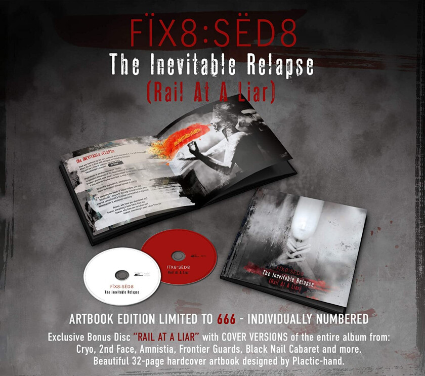 Fix8:sed8 Inevitable Relapse Handnumbered Hardcover Book CD