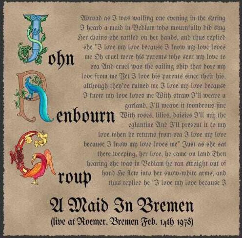 John Renbourn A Maid In Bremen Live 1978 CD