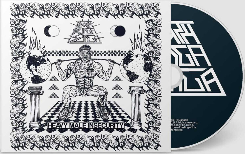 Death By Unga Bunga Heavy Male Insecurity CD