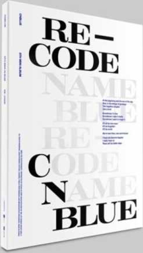CNBLUE ReCode (Special Edition) (Incl. 88pg Booklet, Postcard, Bookmark +2pc Photocard) CD