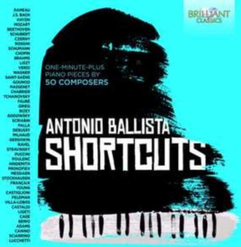 Antonio Ballista Short Cuts One Minute Plus Piano Pieces By 50 Composers CD