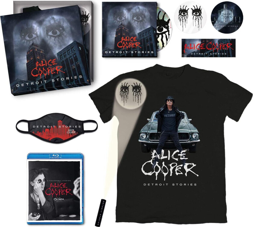 Alice Cooper  Detroit Stories Box Set (inkludert tskjorte, ansiktsmaske og lommelykt)  CD