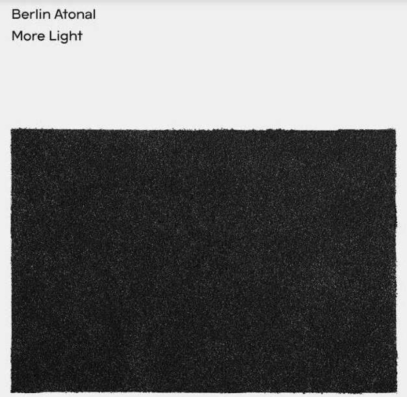 Diverse Artister, Diverse Electronica  Berlin Atonal  More Light  LP/Vinyl