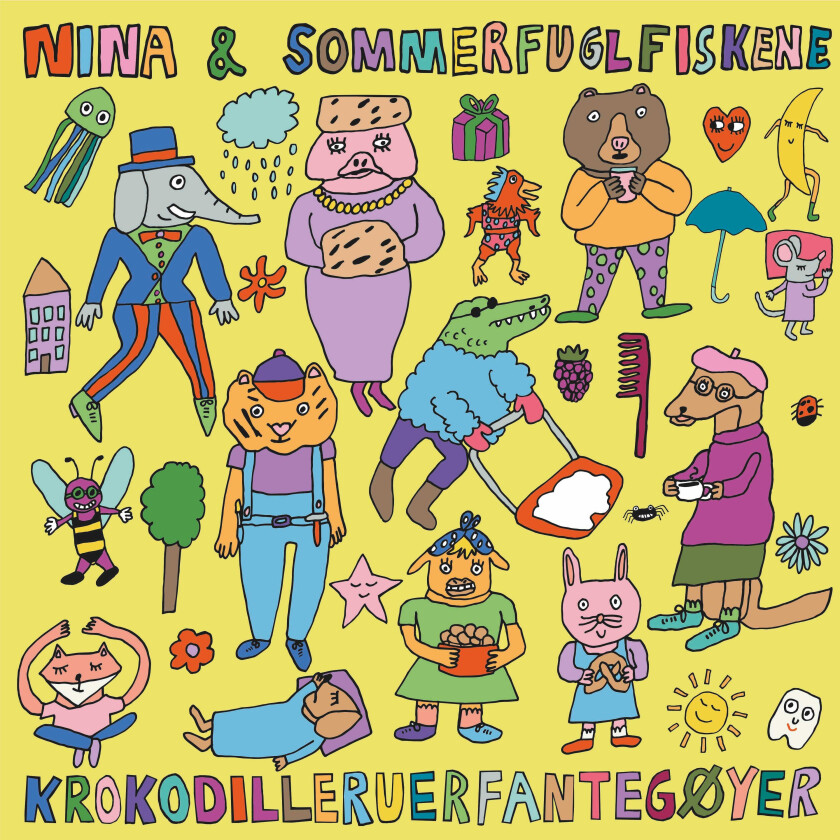 Nina & Sommerfuglfiskene Krokodilleruerfantegøyer (Musikk Til Tekster Av Inger Hagerup) CD