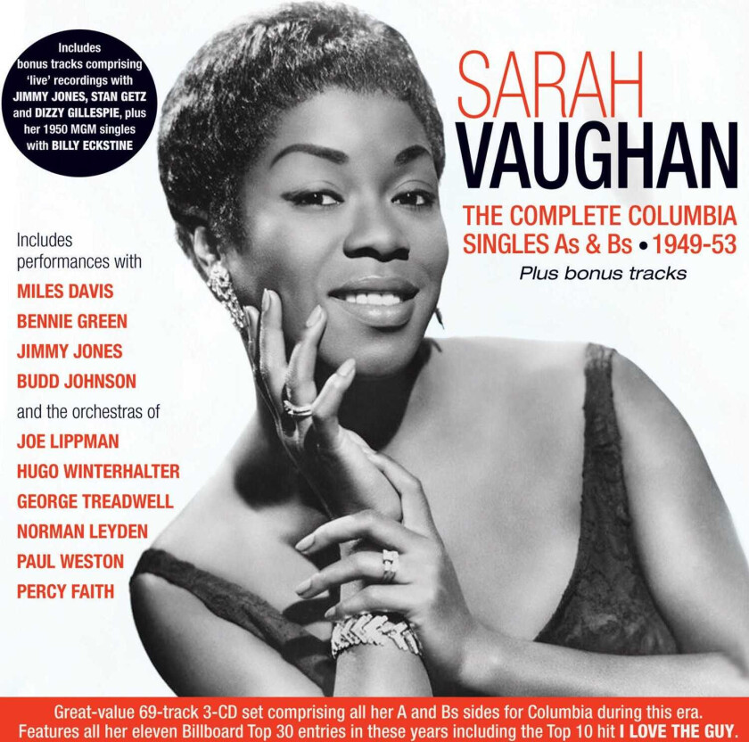Sarah Vaughan The Comlete Columbia Singes As & Bs 4953 CD