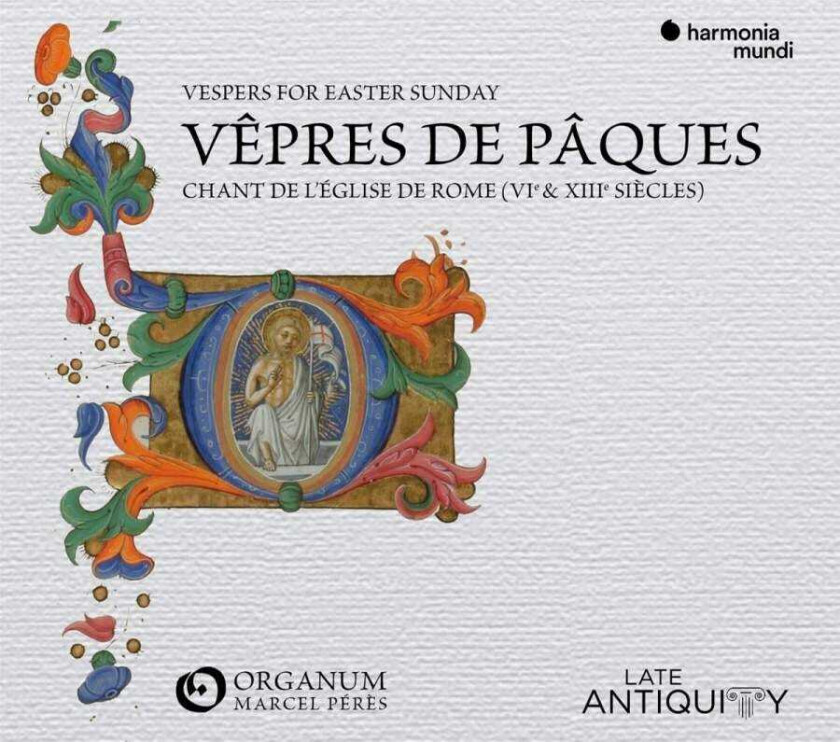 Ensemble Organum, Marcel Pérès Chant De Leglise De Rome Vepres Du Jour De Pacques CD