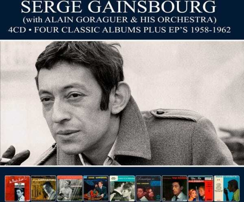 Serge Gainsbourg Four Classic Albums Plus EP's 19581962 CD