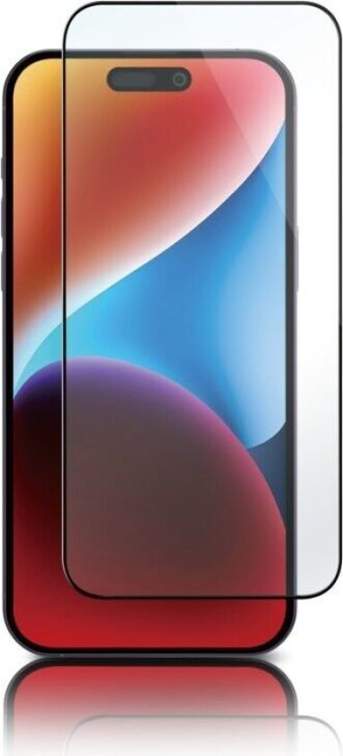 Premium Skjermbeskyttelse Full-Fit Silicate Glass Iphone 15 Pro