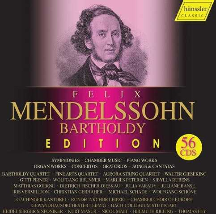 Felix Mendelssohn Bartholdy Edition CD