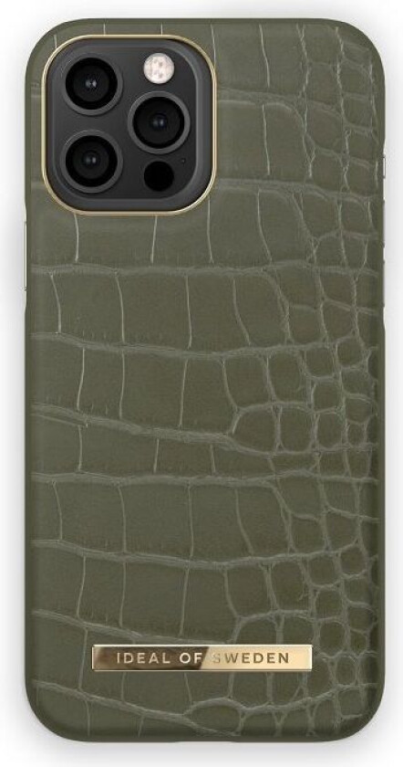Ideal Of Sweden Iphone 13 Pro Atelier Case Khaki Croco