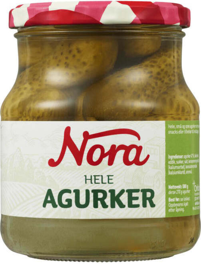 Agurker Hele 580g