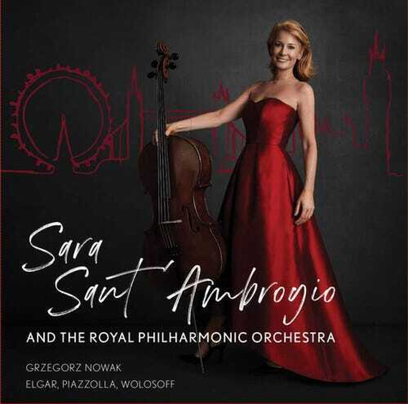 Sara Sant'Ambrogio Elgar, Piazolla, Wolosoff CD