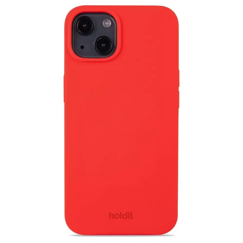 Holdit iPhone 13 Soft Touch Silikon Deksel - Chili Red