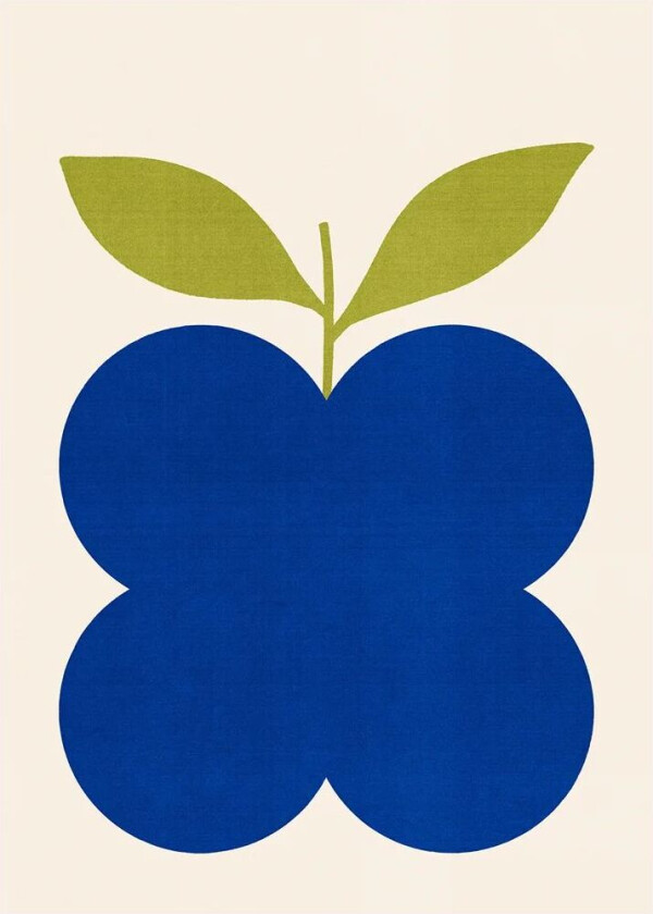 Indigo Fruit poster 30x40 cm