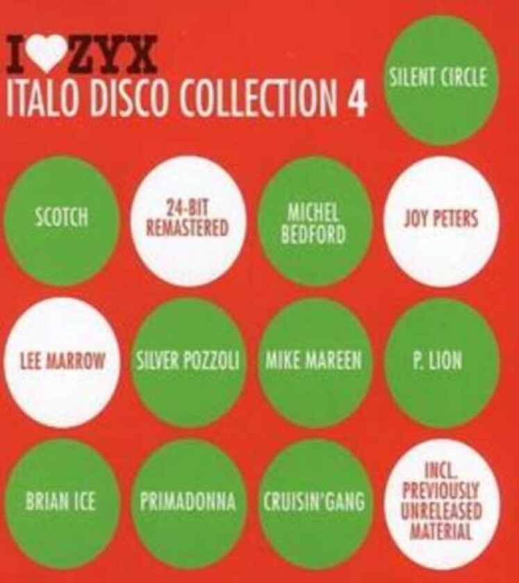 Diverse Electronica Zyx Italo Disco Collection 4 CD