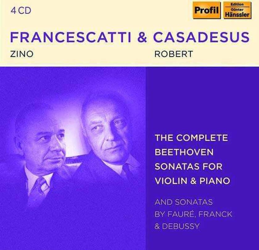 Zino Francescatti, Robert Casadesus  Complete Beethoven Sonatas For Violin & Piano  CD