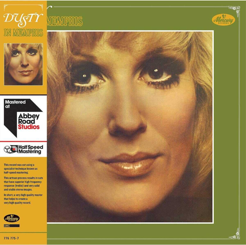Dusty Springfield Dusty In Memphis Half Speed Master LP/Vinyl