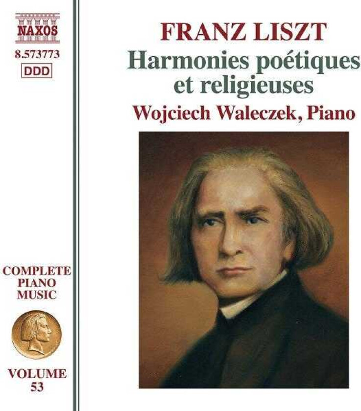 Wojciech Waleczek  Liszt: Complete Piano Music, Vol. 53: Harmonies Poétiques Et Religieuses  CD