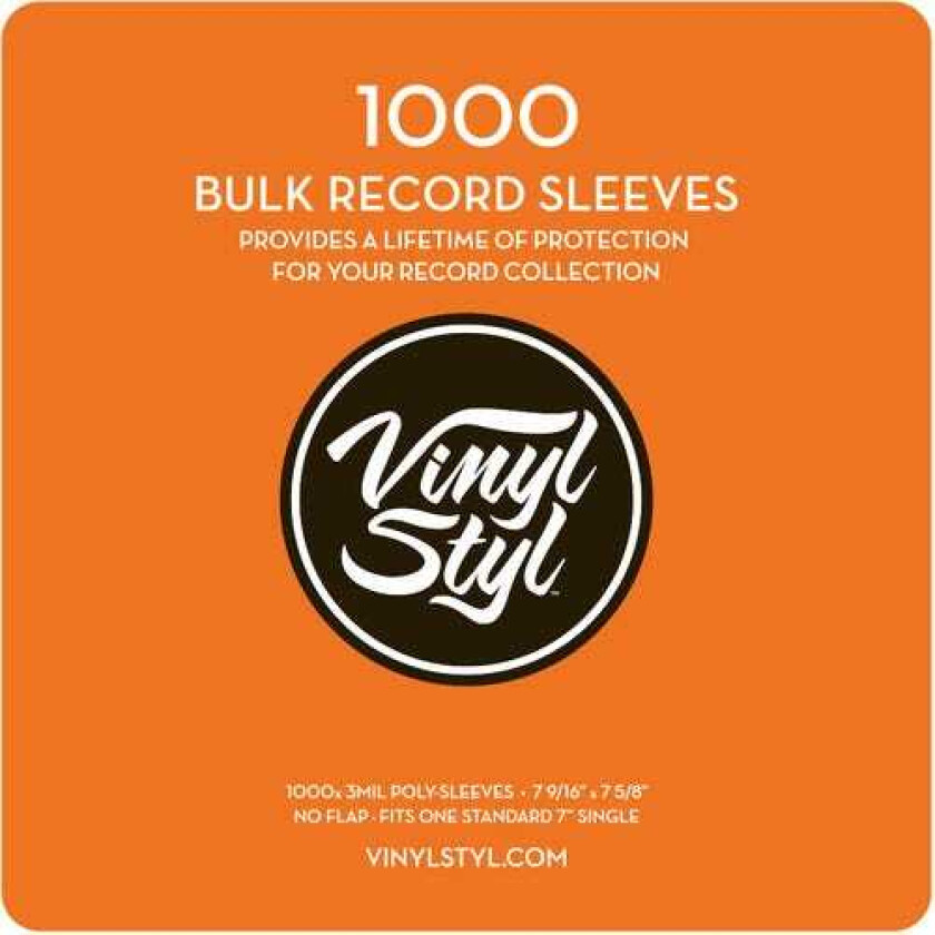 1000 X Plastcover Til Vinyl (7" LP)