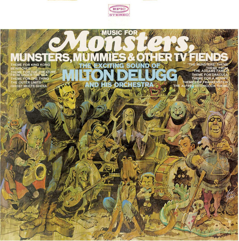 Milton Delugg Music For Monsters, Munsters, Mummies & Other Tv Fiends LP/Vinyl