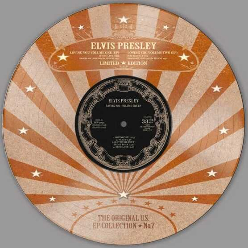 Elvis Presley Loving You LP/Vinyl