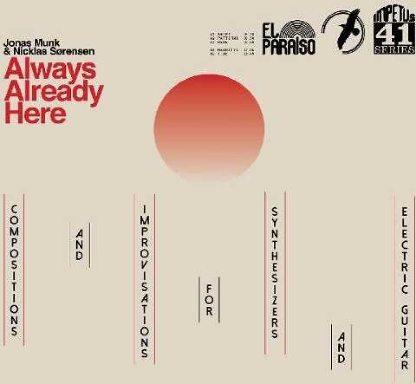 Jonas Munk & Nicklas Sørensen, Jonas Munk, Nicklas Sørensen Always Already Here LP/Vinyl