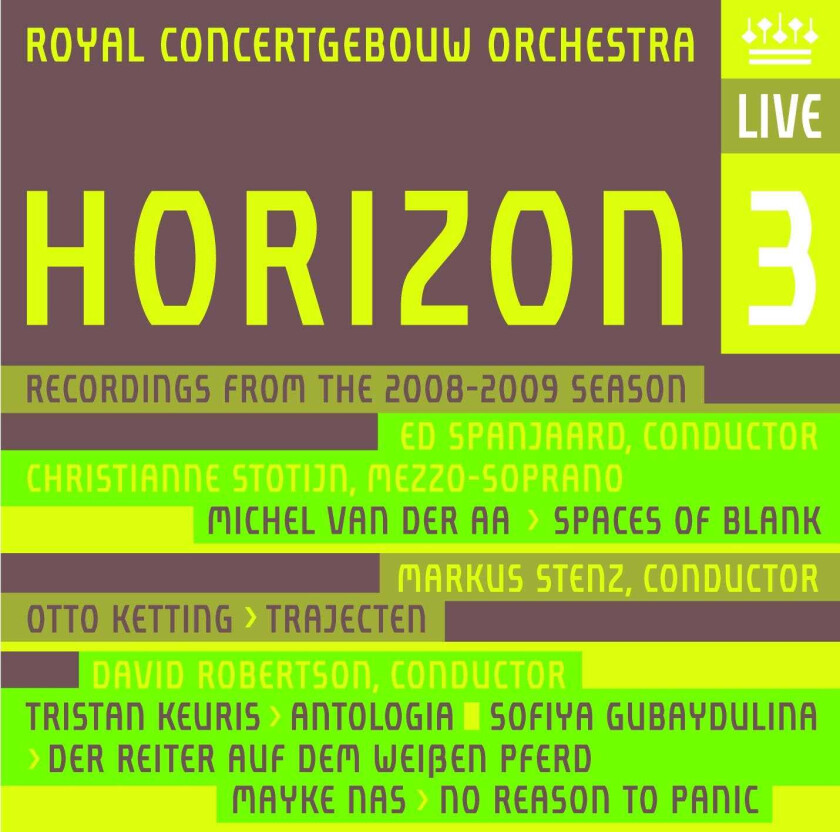 Royal Concertgebouw Orchestra  Horizon 3  CD