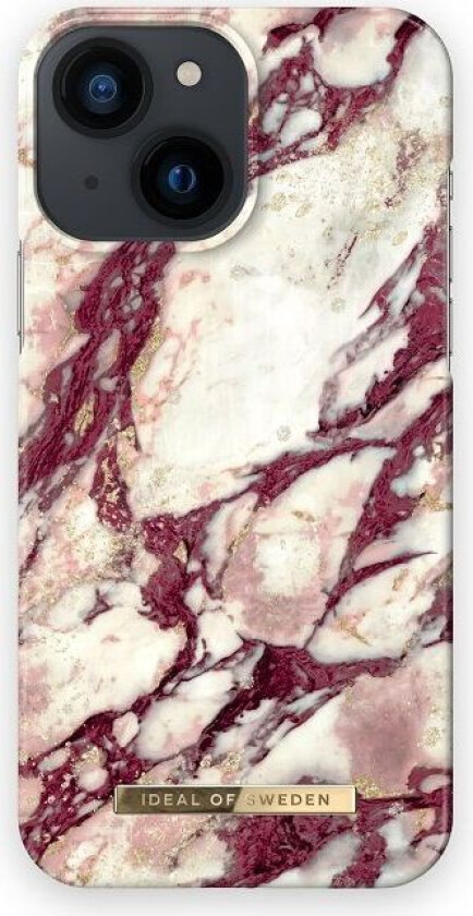 Ideal Of Sweden Iphone 13 Mini Fashion Case - Calacatta Ruby Marble