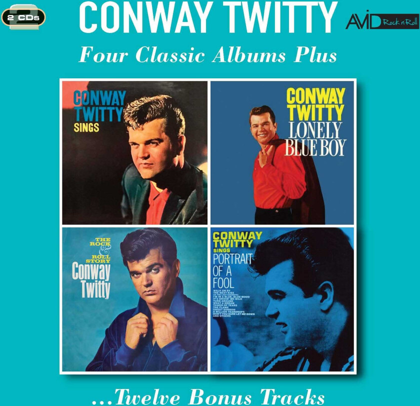 Conway Twitty Four Classic Albums Plus CD