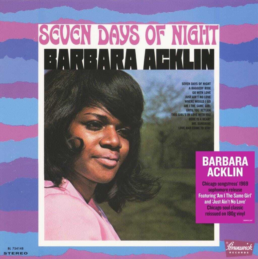 Barbara Acklin Seven Days Of Night LP/Vinyl