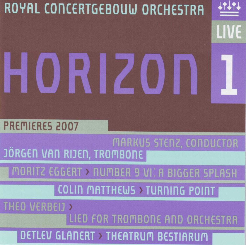 Royal Concertgebouw Orchestra  Horizon 1  CD