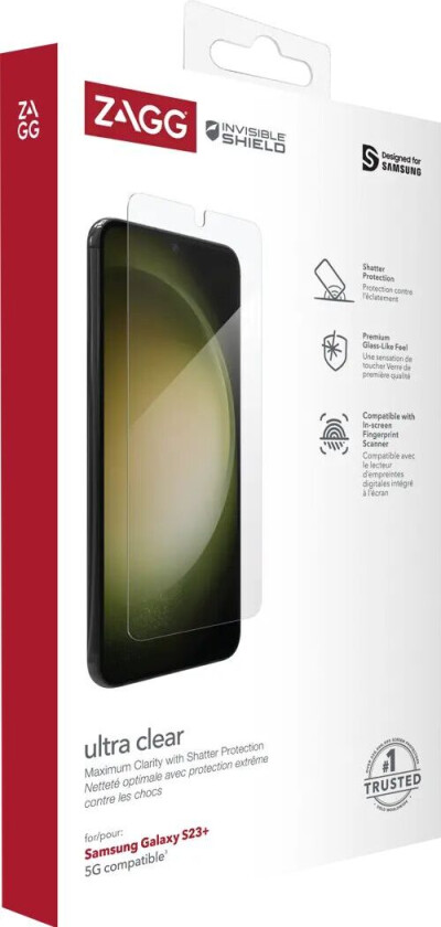 Zagg Invisibleshield Ultra Clear Samsung Galaxy S23+