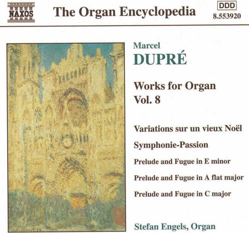 Marcel Dupré, Stefan Engels, Wolfgang Rubsam Dupré: Works for Organ, Volume 8 CD