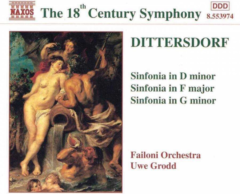 Carl Ditters Von Dittersdorf, Tamas Benedek, Failoni Orchestra, Budapest, Uwe Grodd Dittersdorf: Sinfonias CD