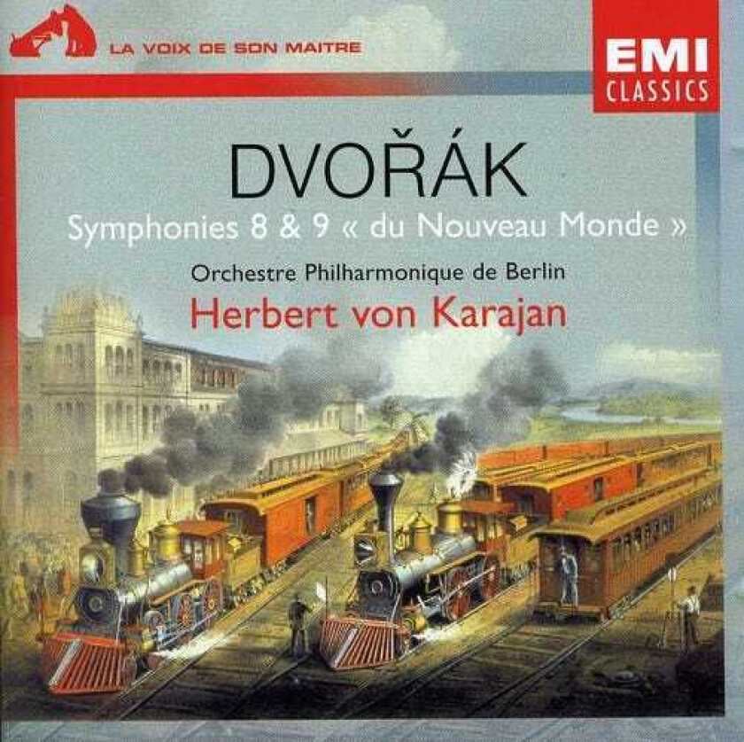 Berlin Symphony Orchestra, Herbert Von Karajan Dvorák: Symphonies Nos. 8 & 9 CD