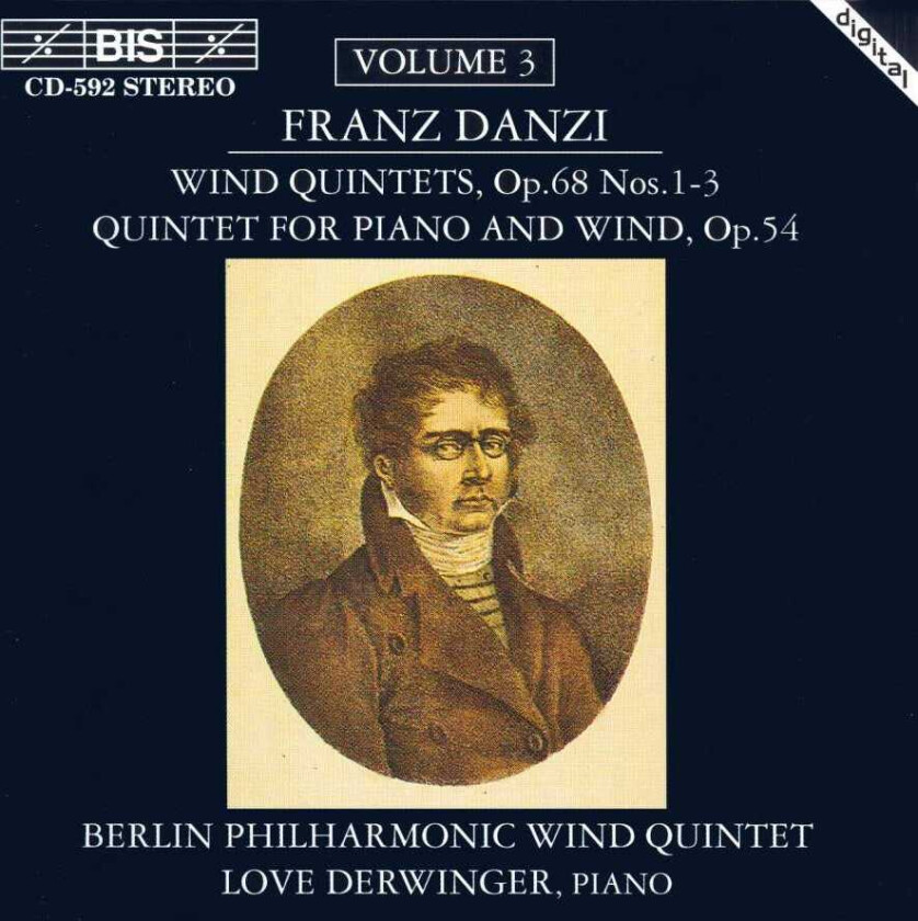 Robert Suff  Danzi: Wind Quintets, Volume 3  CD