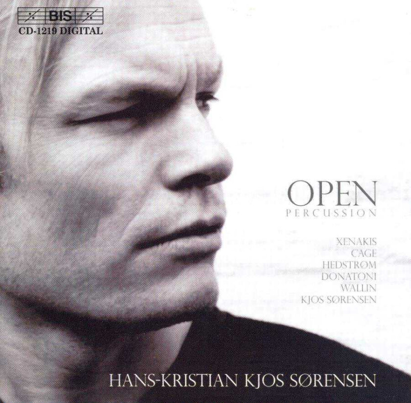 Rolf Wallin, Iannis Xenakis, HansKristian Kjos Sørensen, Franco Donatoni, Åse Hedstrøm Open Percussion CD