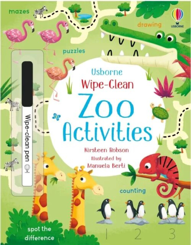 Wipe-Clean Zoo Activities av Kirsteen Robson