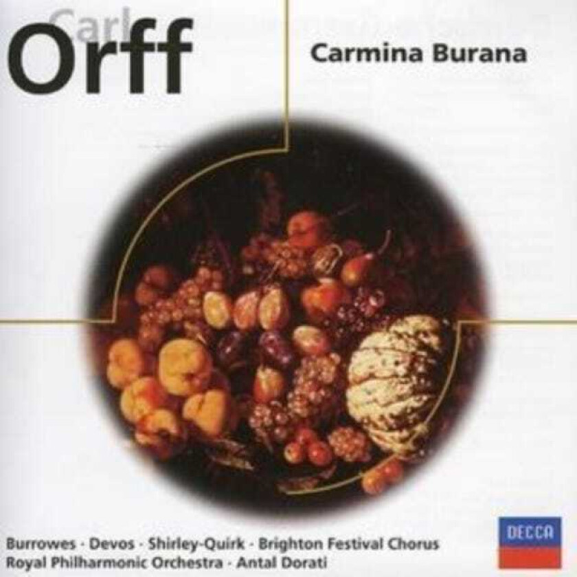 Royal Philharmonic Orchestra, John ShirleyQuirk, Southend Boys' Choir, Norma Burrowes, Louis Devos, Antál Dorati, Brighton Festival Chorus  Orff: Carmina Burana  CD