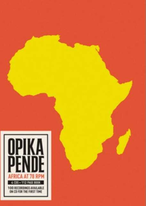 Diverse World Music Opika Pende Africa At 78 RPM CD