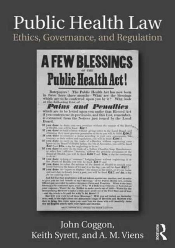 Public Health Law av John (University of Southampton UK) Coggon, Syre