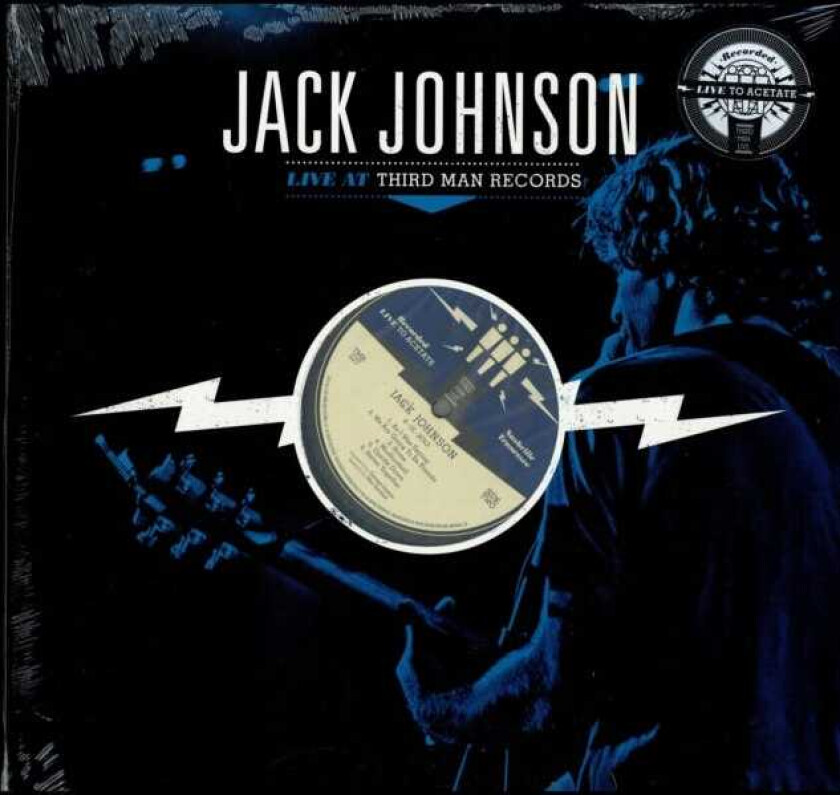 Jack Johnson Live At Third Man Records LP/Vinyl