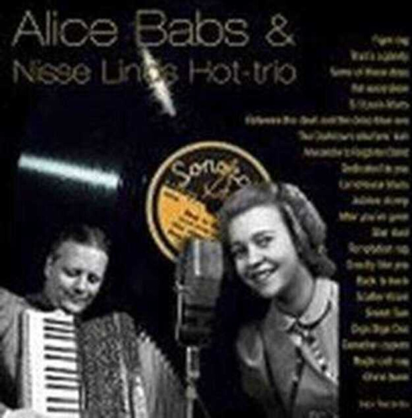 Alice Babs & Nisse Linds HotTrio, Alice Babs  Alice Babs & Nisse Linds HotTrio  CD