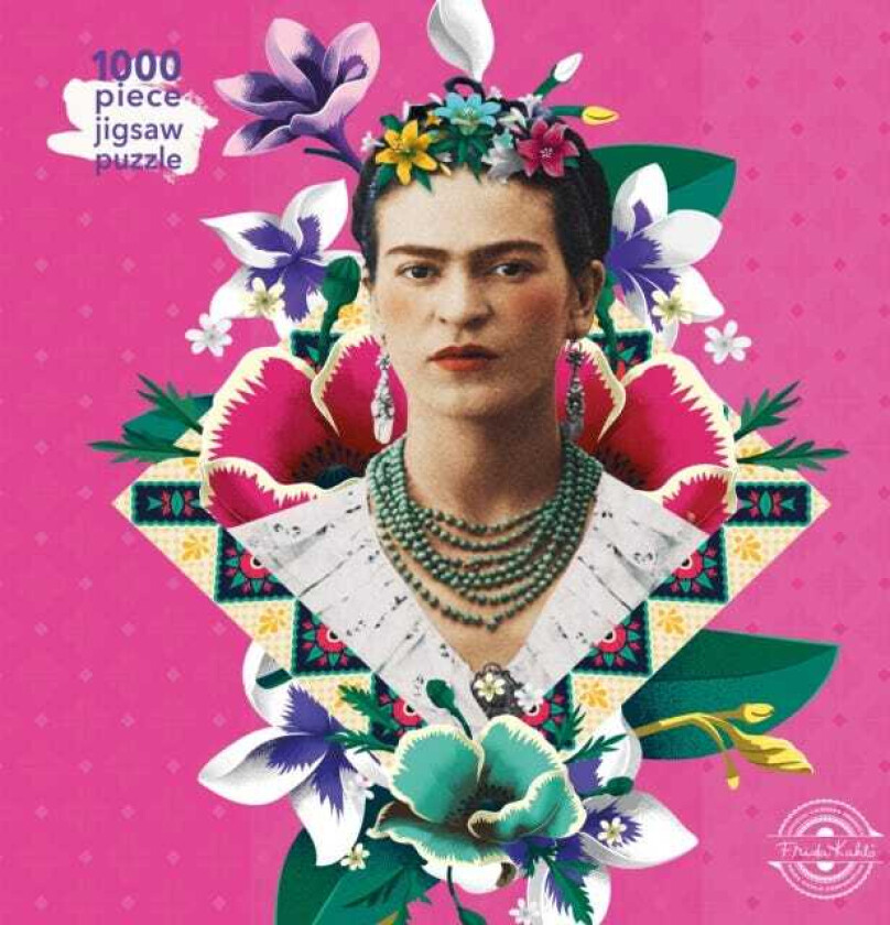 Adult Jigsaw Puzzle Frida Kahlo Pink 1000Piece Jigsaw Puzzles