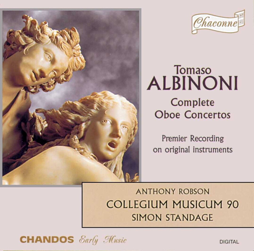 Simon Standage, Tomaso Giovanni Albinoni, Anthony Robson, Collegium Musicum 90 Orchestra, Nicholas Anderson, Ben Connellan Albinoni: Oboe Concertos CD